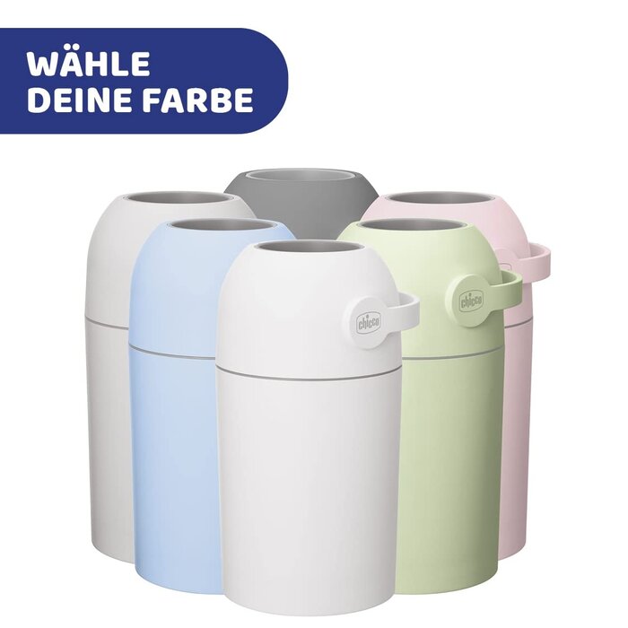 Chicco Geruchsdichter Windeleimer - Weiß, kompakt - 59% Rabatt