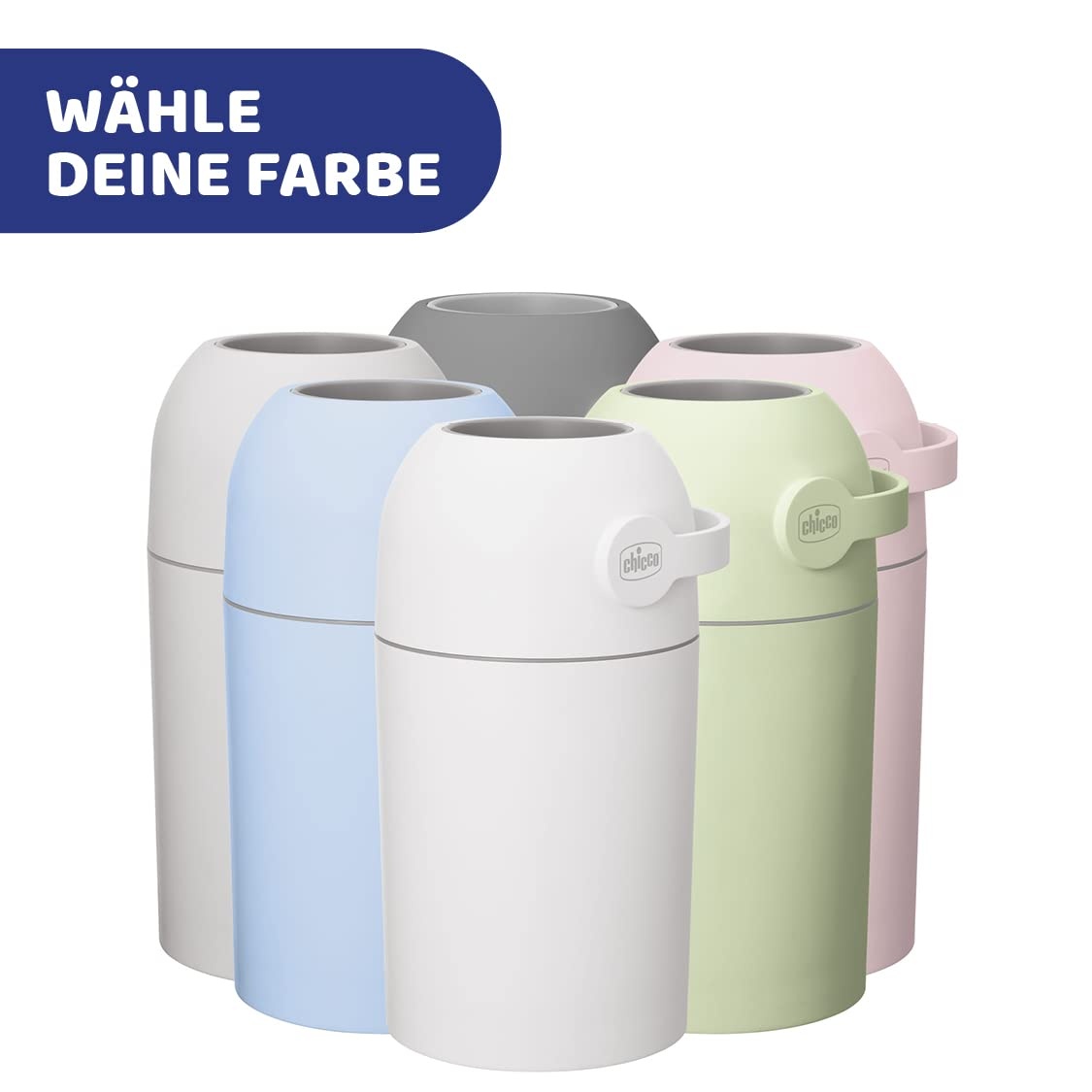 Chicco Geruchsdichter Windeleimer - Weiß, kompakt - 59% Rabatt