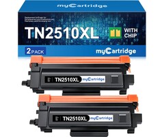 Mycartridge 2er-Set Tonerkartuschen kompatibel mit TN2510XL - bis zu 66% sparen