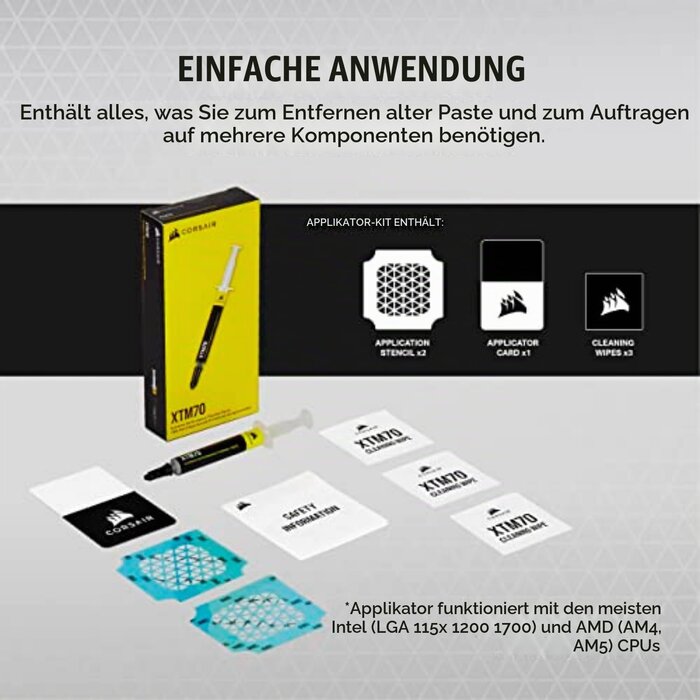 Wärmeleitpaste 3g für Intel & AMD - 71% Rabatt - Restposten