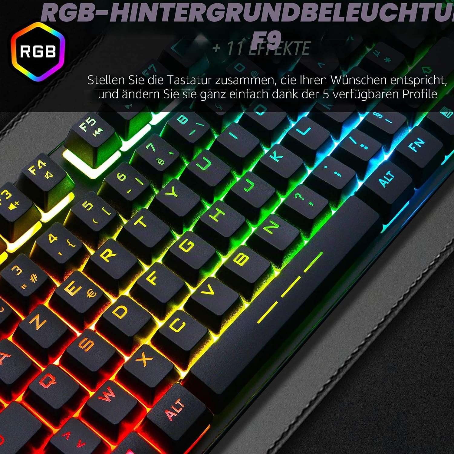 Mechanische Gaming-Tastatur TKL AZERTY Französisch - 54% Rabatt