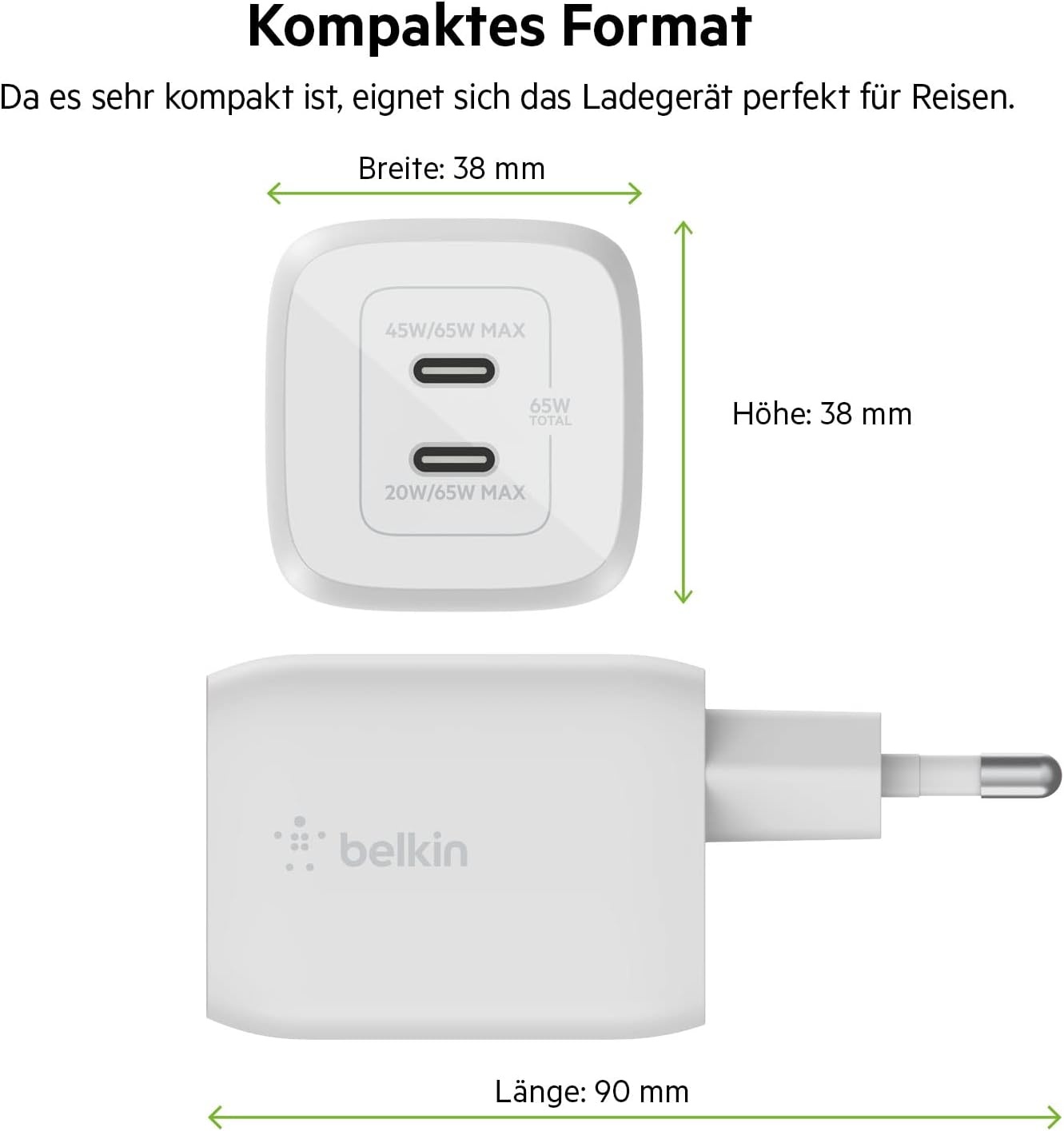 65W USB-C Schnellladegerät GaN - bis zu 33% Rabatt auf Rückläufer