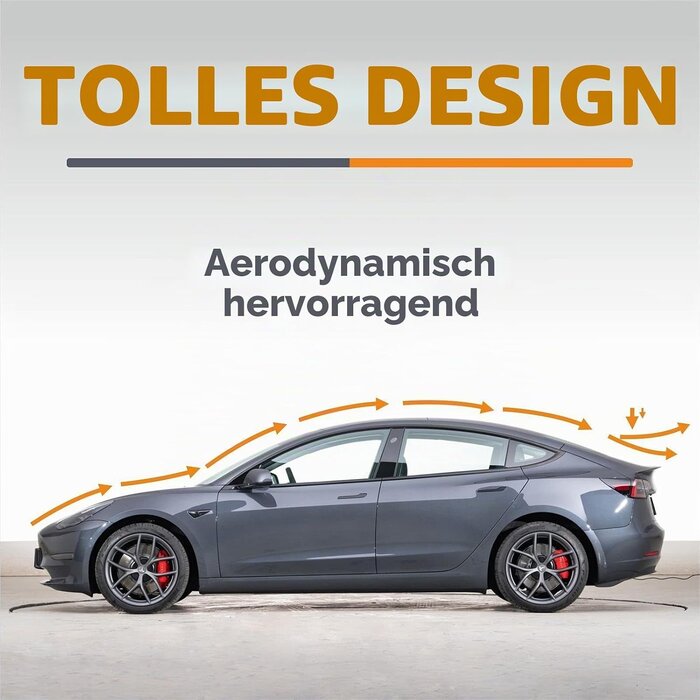 Bonryan Performance Heckspoiler für Tesla Model 3 - Glänzend Schwarz - 75% Rabatt