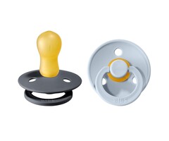 Schnuller 2er-Set Gr. 3 Kirschform - Eisen/Babyblau - bis zu 59% Rabatt