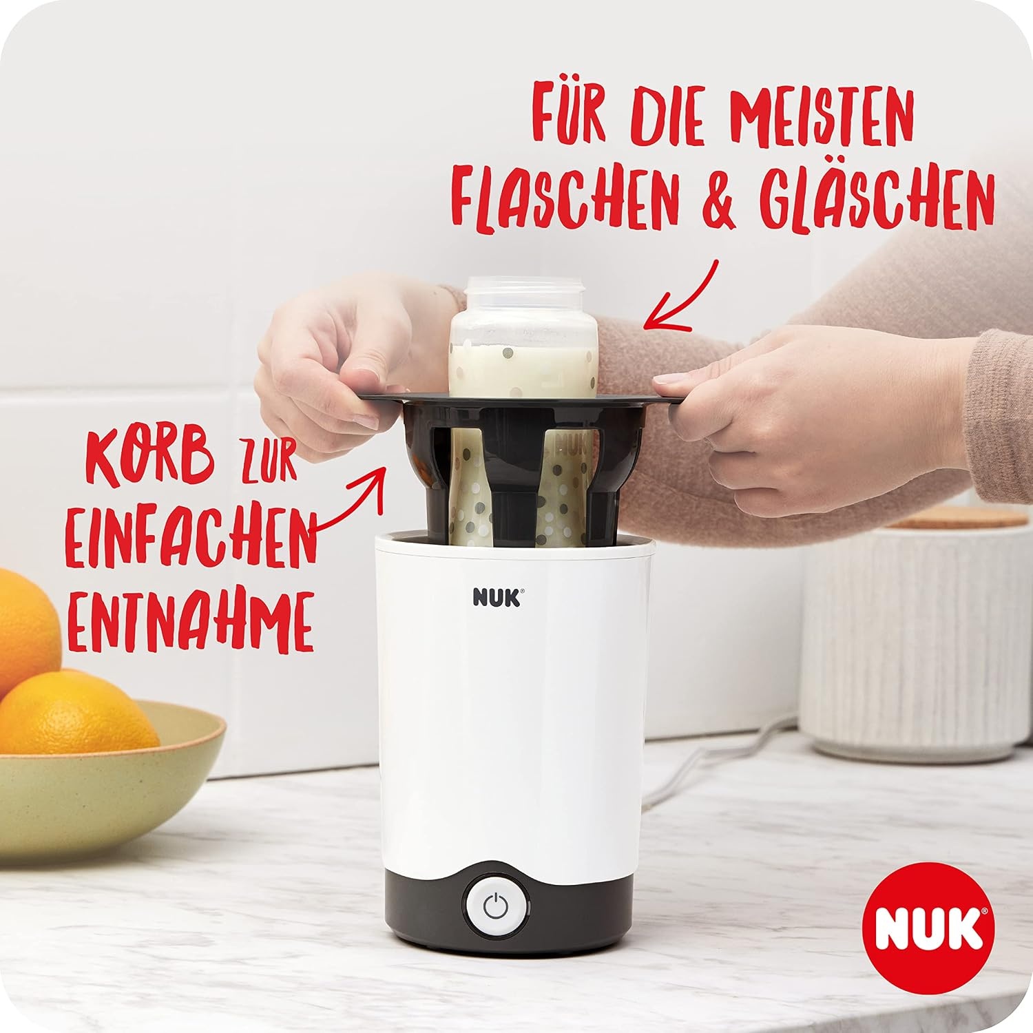 Flaschenwärmer für Babymilch: 90 Sek. Aufwärmzeit | 73% Rabatt