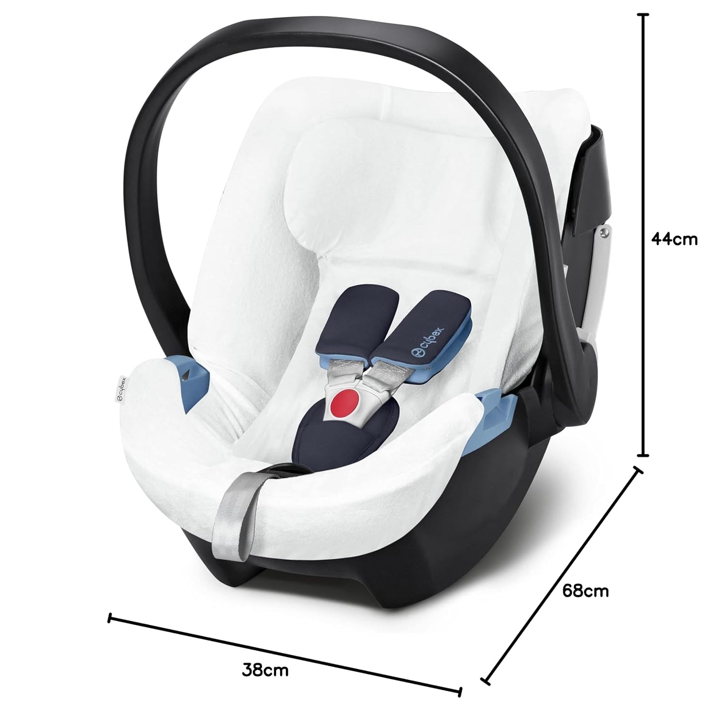 Sommerbezug für Babyschale Aton 5 Weiß - 75% Rabatt