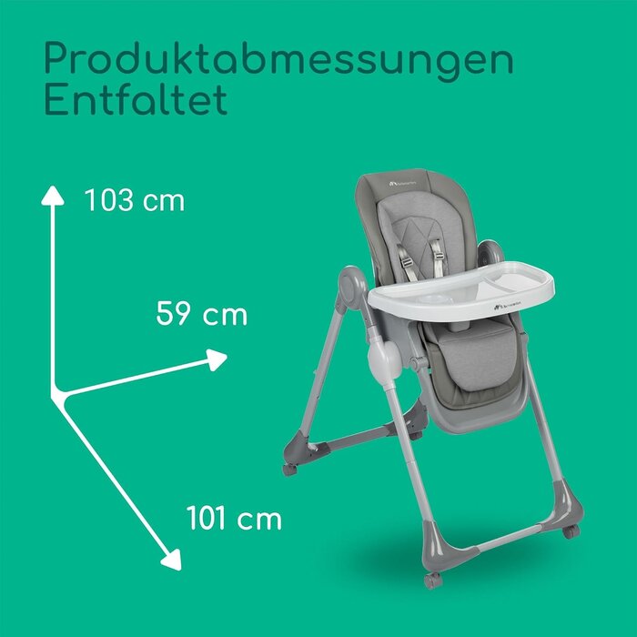 Flexibler Kinder-Hochstuhl bis 15 kg - Jetzt bis zu 64 % reduziert sparen!