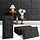 3D-Wandpaneele Steinoptik Schwarz 45x25cm, 10er Set - bis zu 60% Rabatt