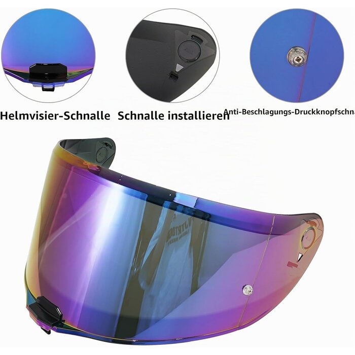 Ersatzvisier für Motorradhelm VECTOR II / Citation II / FF811 - bis zu 62% Rabatt