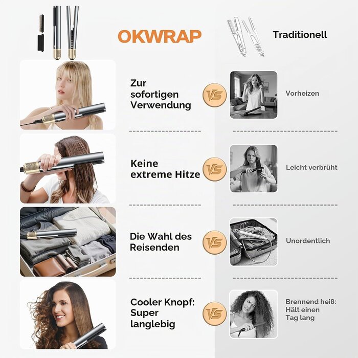 Airstyler Haarglätter - Ionentechnologie - bis zu 61 % Rabatt
