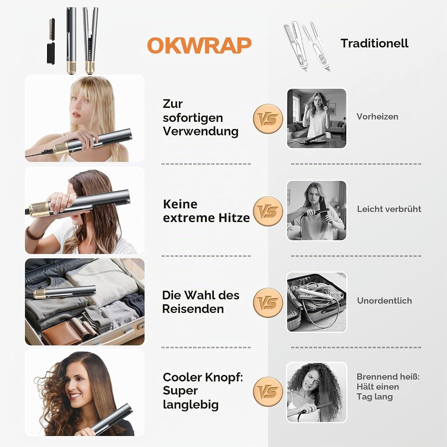 Airstyler Haarglätter - Ionentechnologie - bis zu 61 % Rabatt
