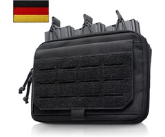 Taktische Molle Admin-Tasche Känguru-Design - Schwarz - Bis zu 58% Rabatt