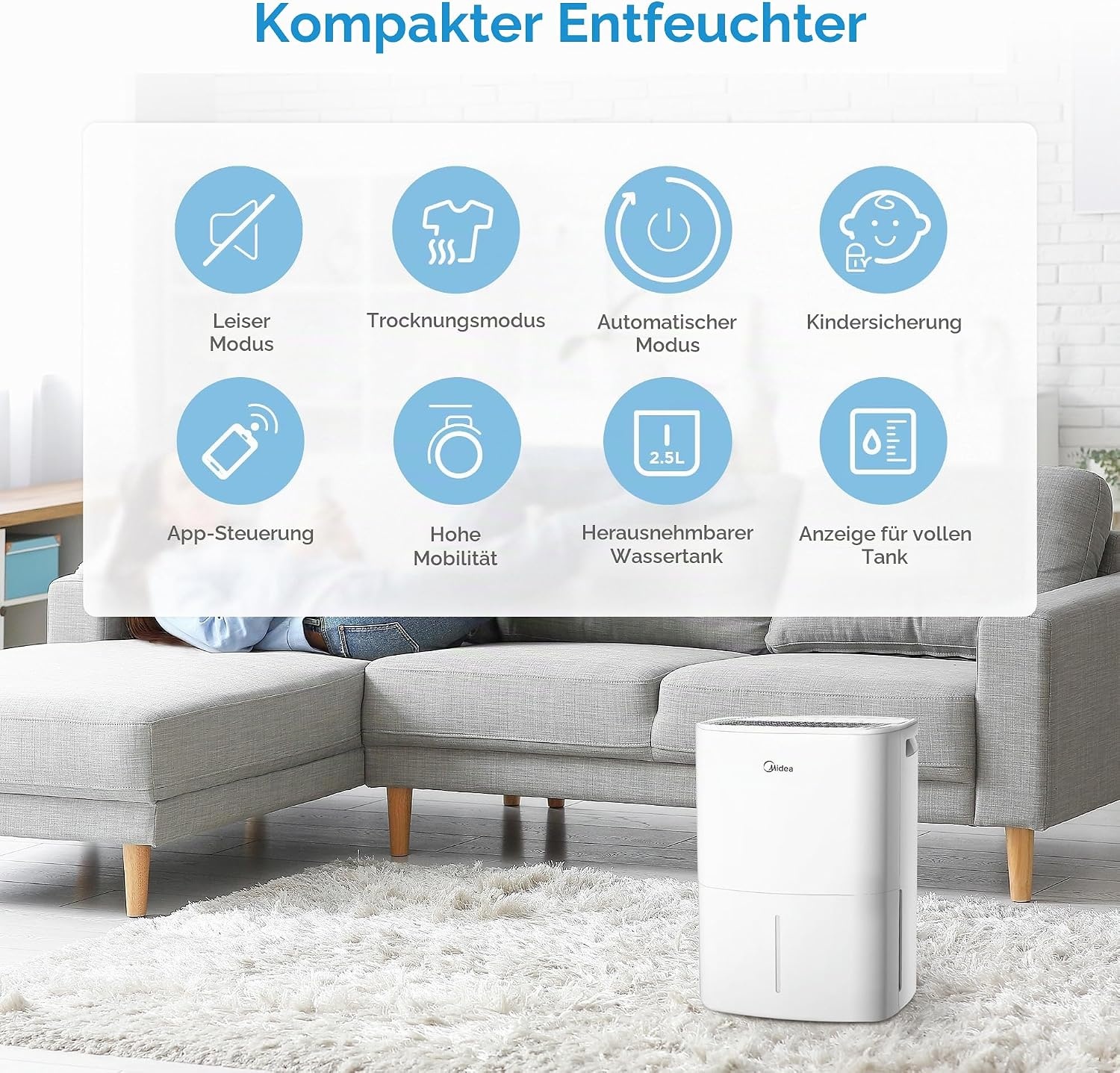 Smarter Luftentfeuchter bis 35 m² - Jetzt bis zu 65% sparen