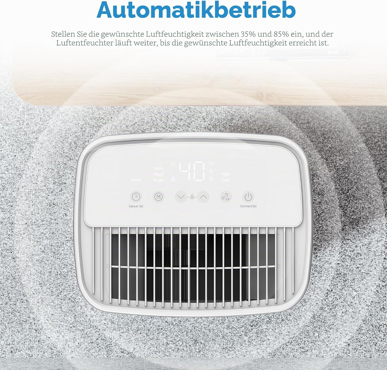 Smarter Luftentfeuchter bis 35 m² - Jetzt bis zu 65% sparen