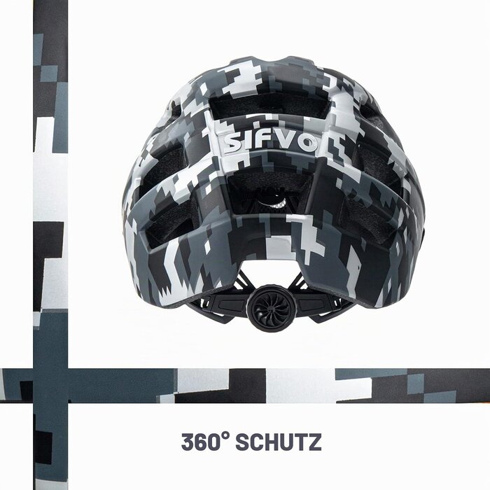Sicherer Kinder-Fahrradhelm (54-57 cm) mit Visier - bis zu 60% Rabatt!