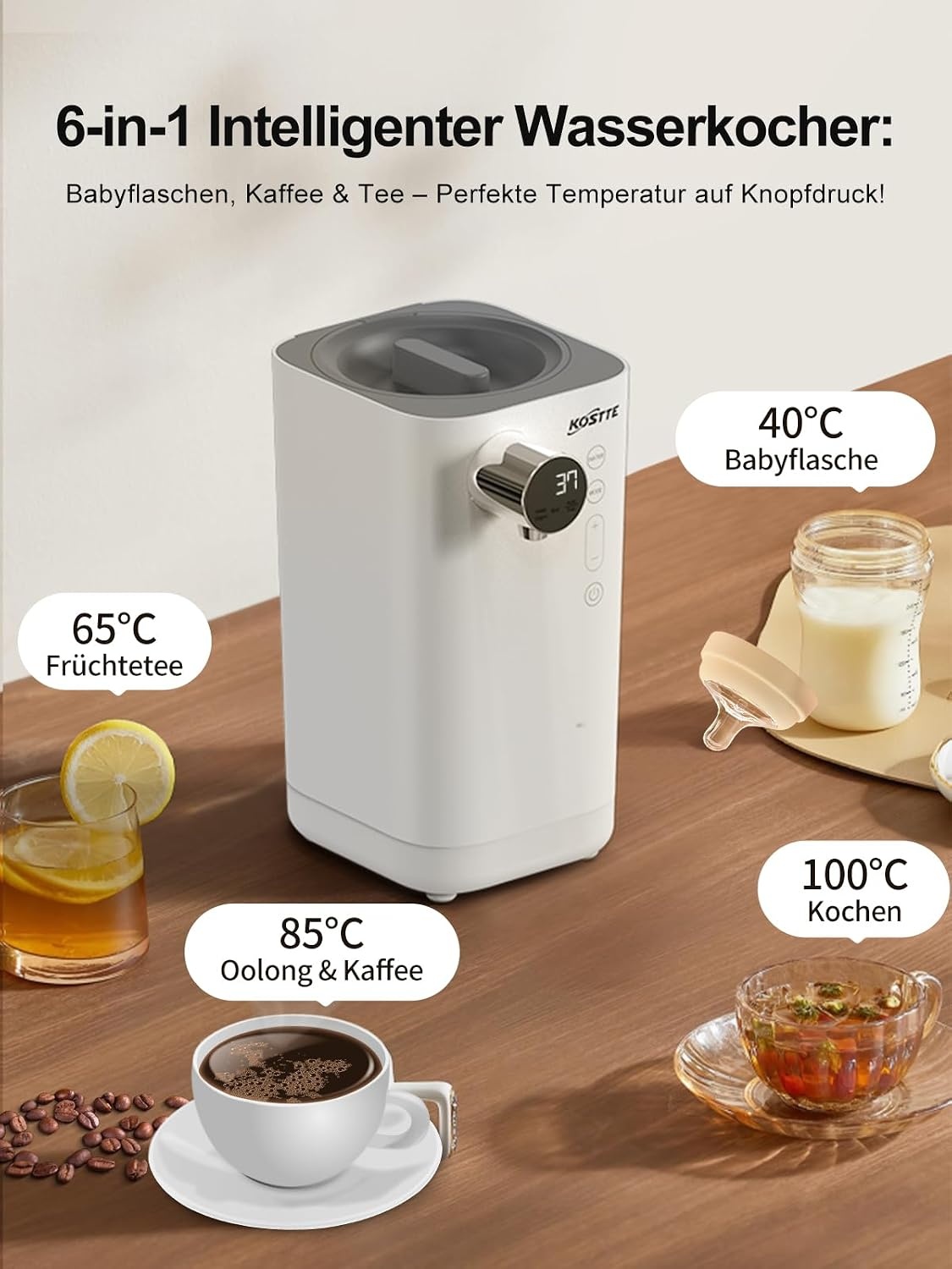 Automatischer Flaschenzubereiter 1,5L | Nur jetzt bis zu 63% günstiger