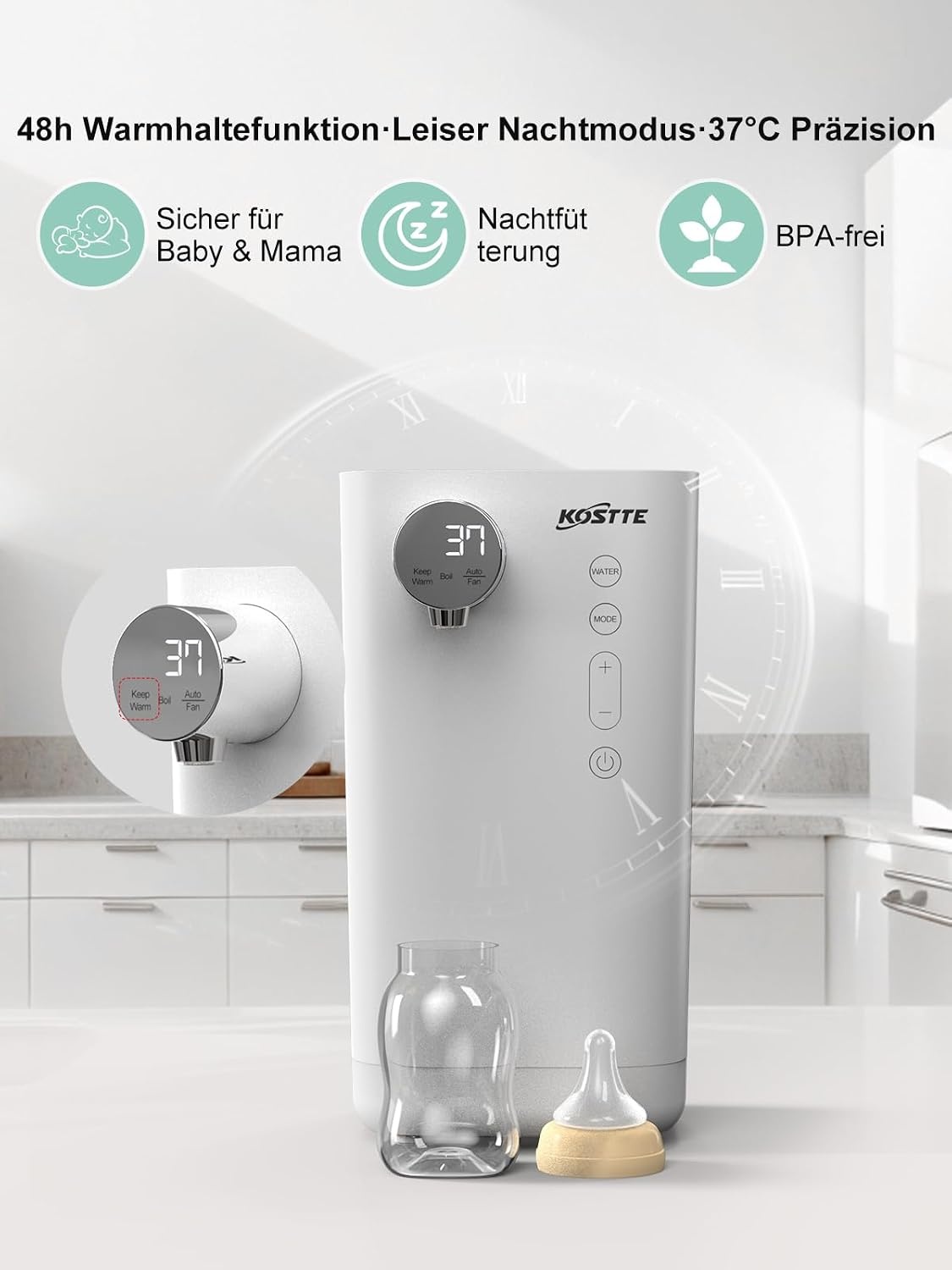 Automatischer Flaschenzubereiter 1,5L | Nur jetzt bis zu 63% günstiger