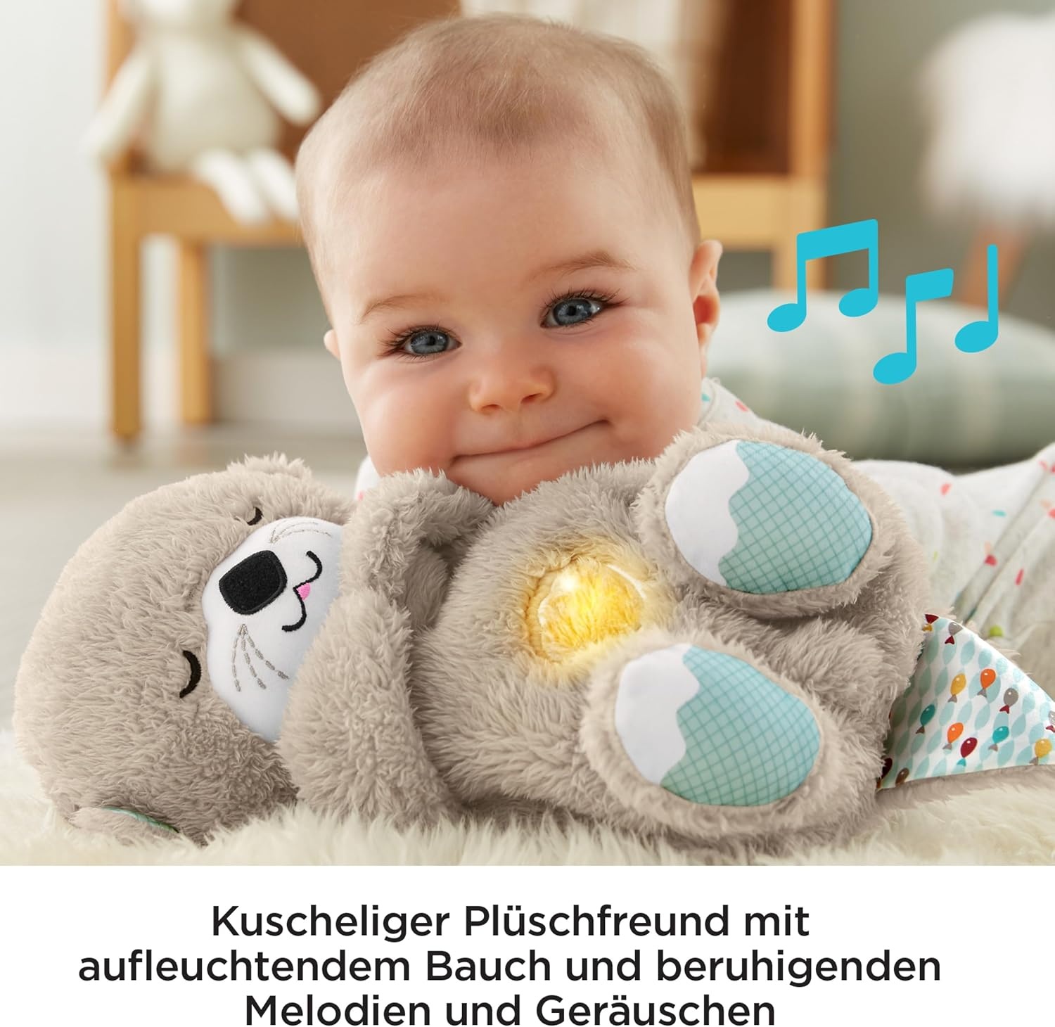 Fisher Price Beruhigender Plüsch-Otter mit Atembewegung - Jetzt bis zu 59% Rabatt sparen
