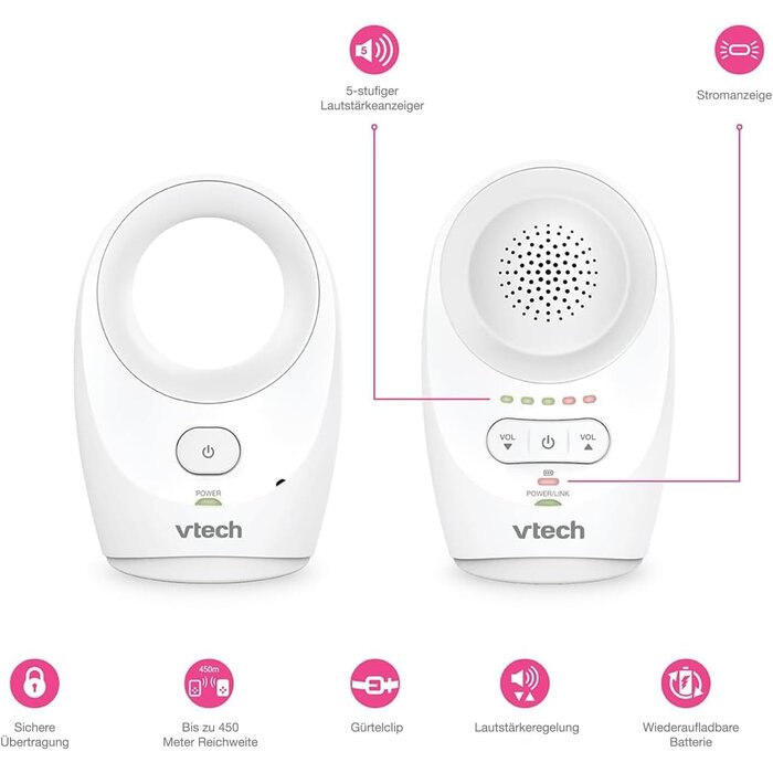 Babyphone mit strahlungsarmer Technologie - 32% Rabatt