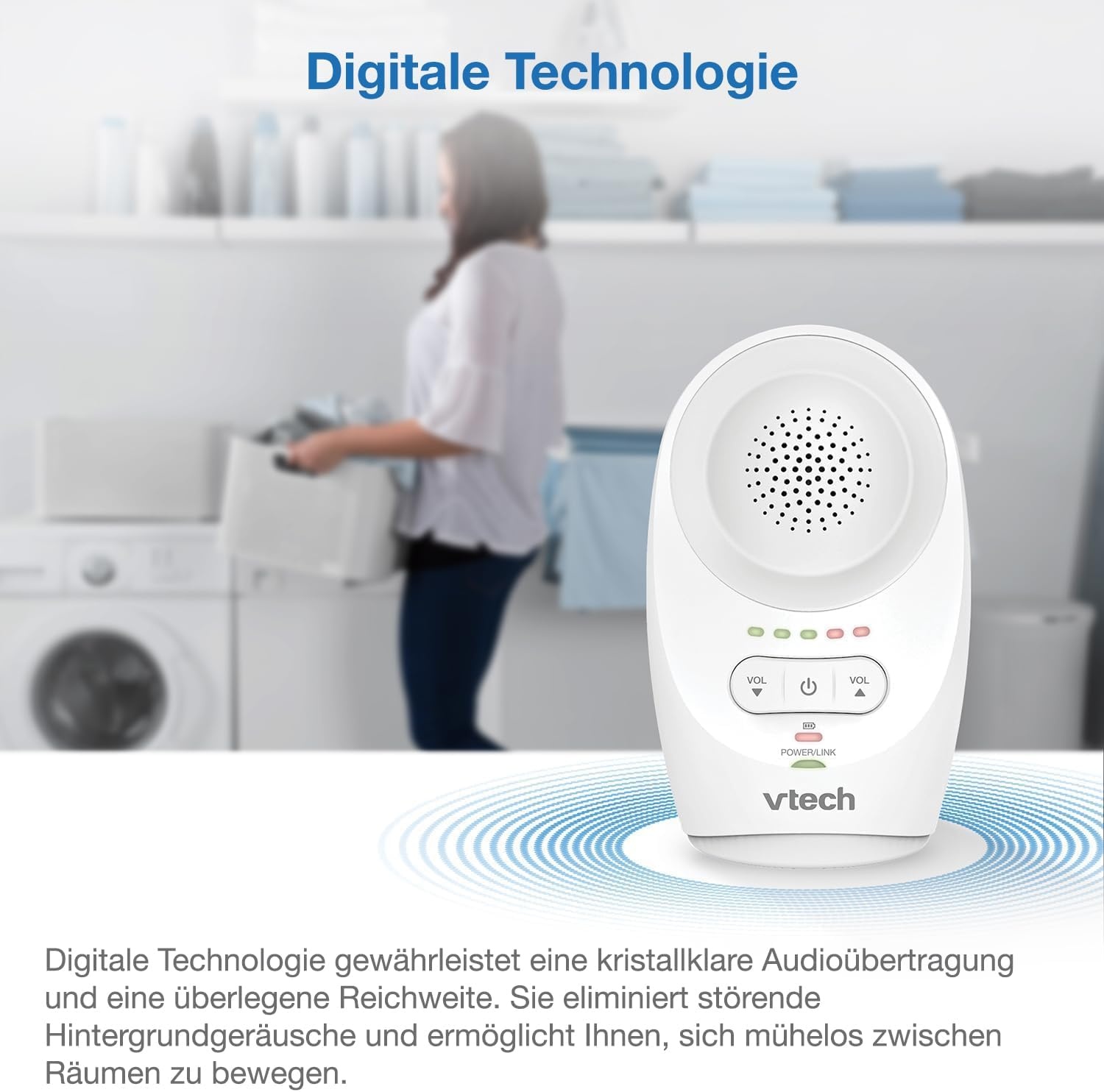 Babyphone mit strahlungsarmer Technologie - 32% Rabatt