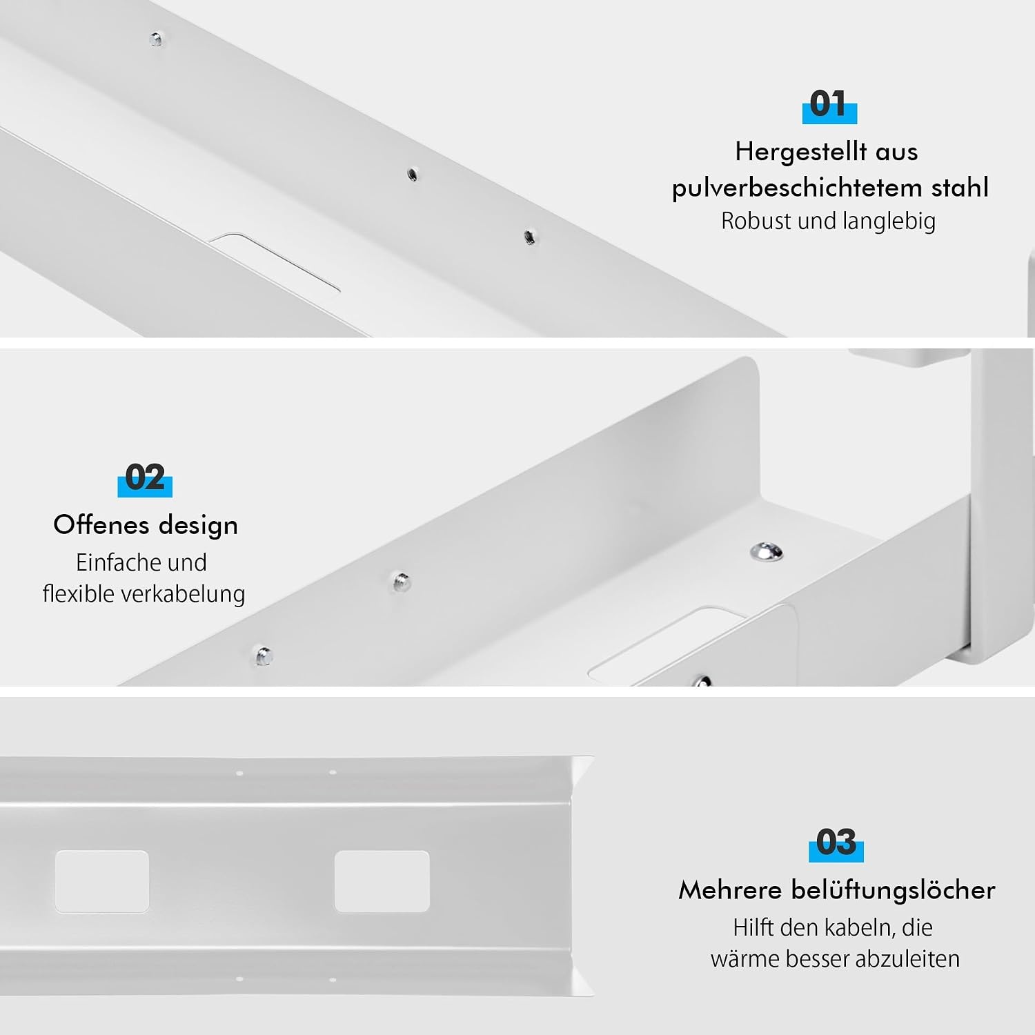Ausziehbarer Kabelkanal, 80-120 cm - Klemmbefestigung - Bis zu 58% Rabatt