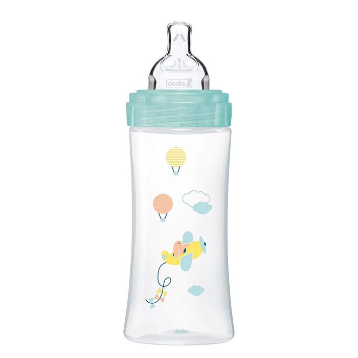 Anti-Kolik Babyflaschen-Set 330 ml ab 6 Monaten, Pastellrosa - bis zu 57% Rabatt