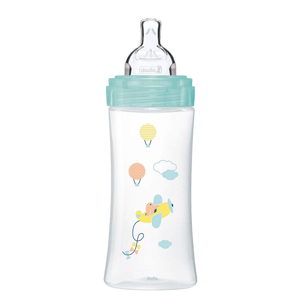 Anti-Kolik Babyflaschen-Set 330 ml ab 6 Monaten, Pastellrosa - bis zu 57% Rabatt