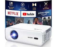 Tragbarer Mini Beamer Full HD mit 4K Unterstützung - bis zu 61% Rabatt