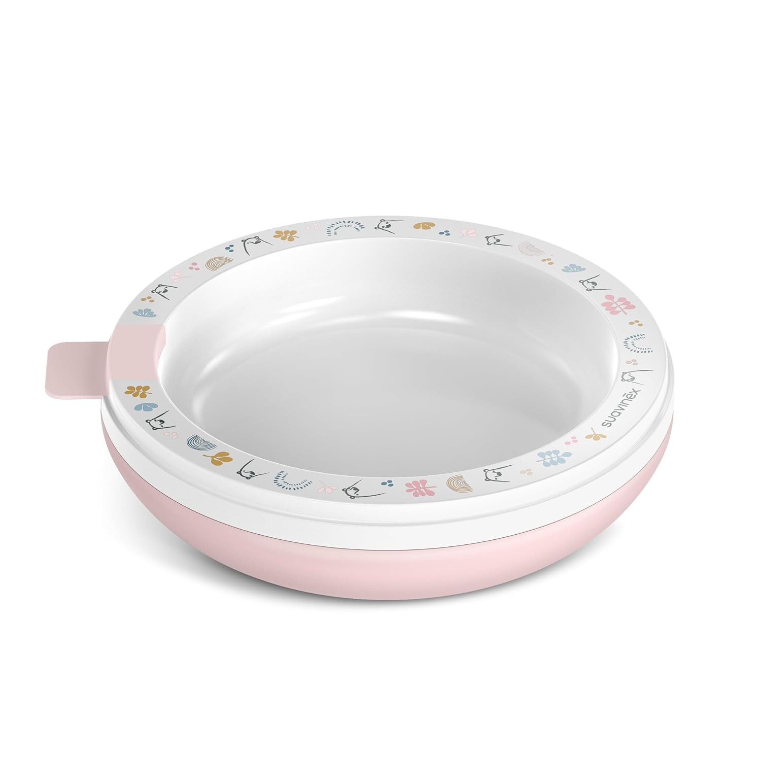 Kinderservice-Set mit Thermo-Teller & Lernbecher - Rosa - Bis zu 58% sparen