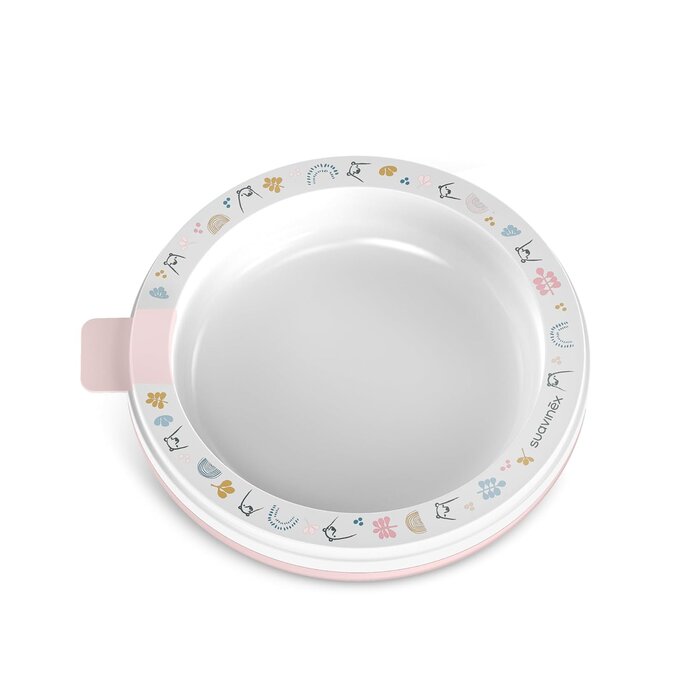 Kinderservice-Set mit Thermo-Teller & Lernbecher - Rosa - Bis zu 58% sparen
