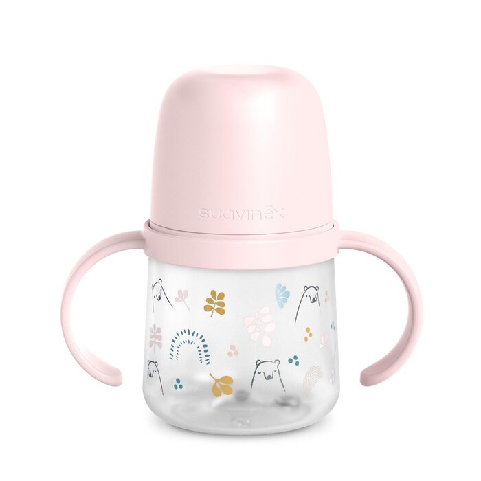 Kinderservice-Set mit Thermo-Teller & Lernbecher - Rosa - Bis zu 58% sparen