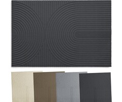 Fußmatte 70x120 cm Anthrazit - Rutschfest & Waschbar - bis zu 56% Rabatt
