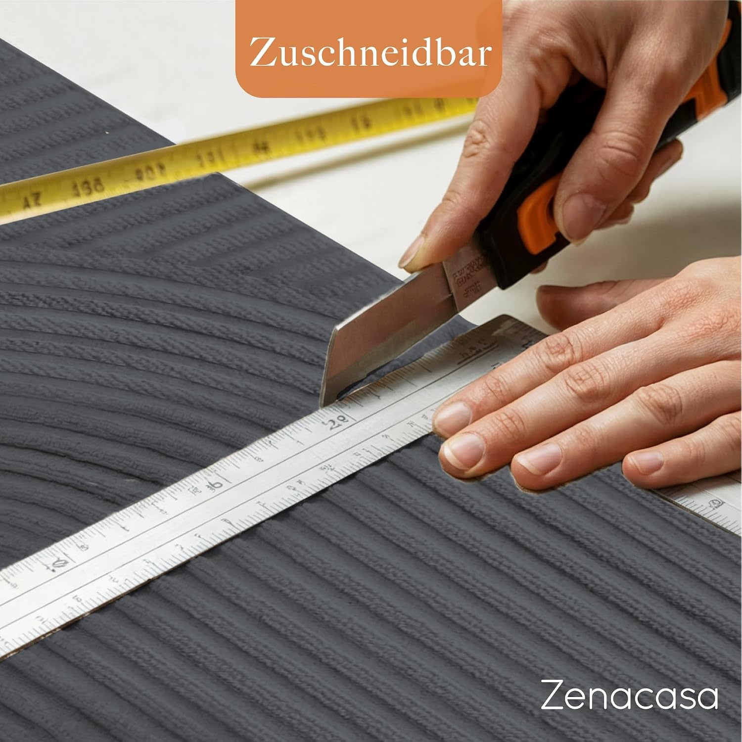 Fußmatte 70x120 cm Anthrazit - Rutschfest & Waschbar - bis zu 56% Rabatt