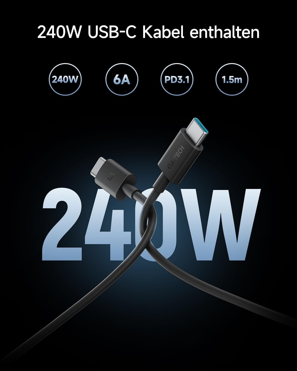 140W GaN USB-C Schnellladegerät - 4-Port Ladestation - bis zu 61% Rabatt
