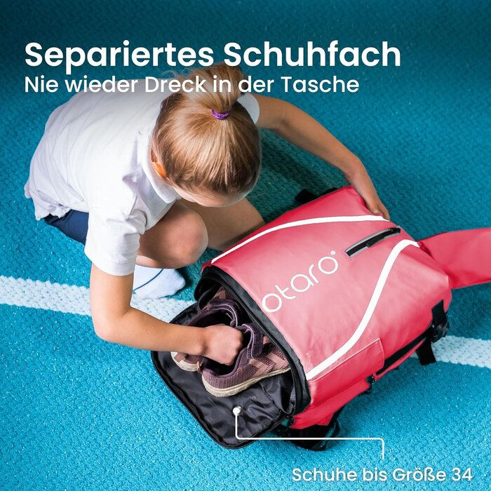 Tennisrucksack für Kinder 19L Pink - Mit Schuhfach - Bis zu 59% Rabatt