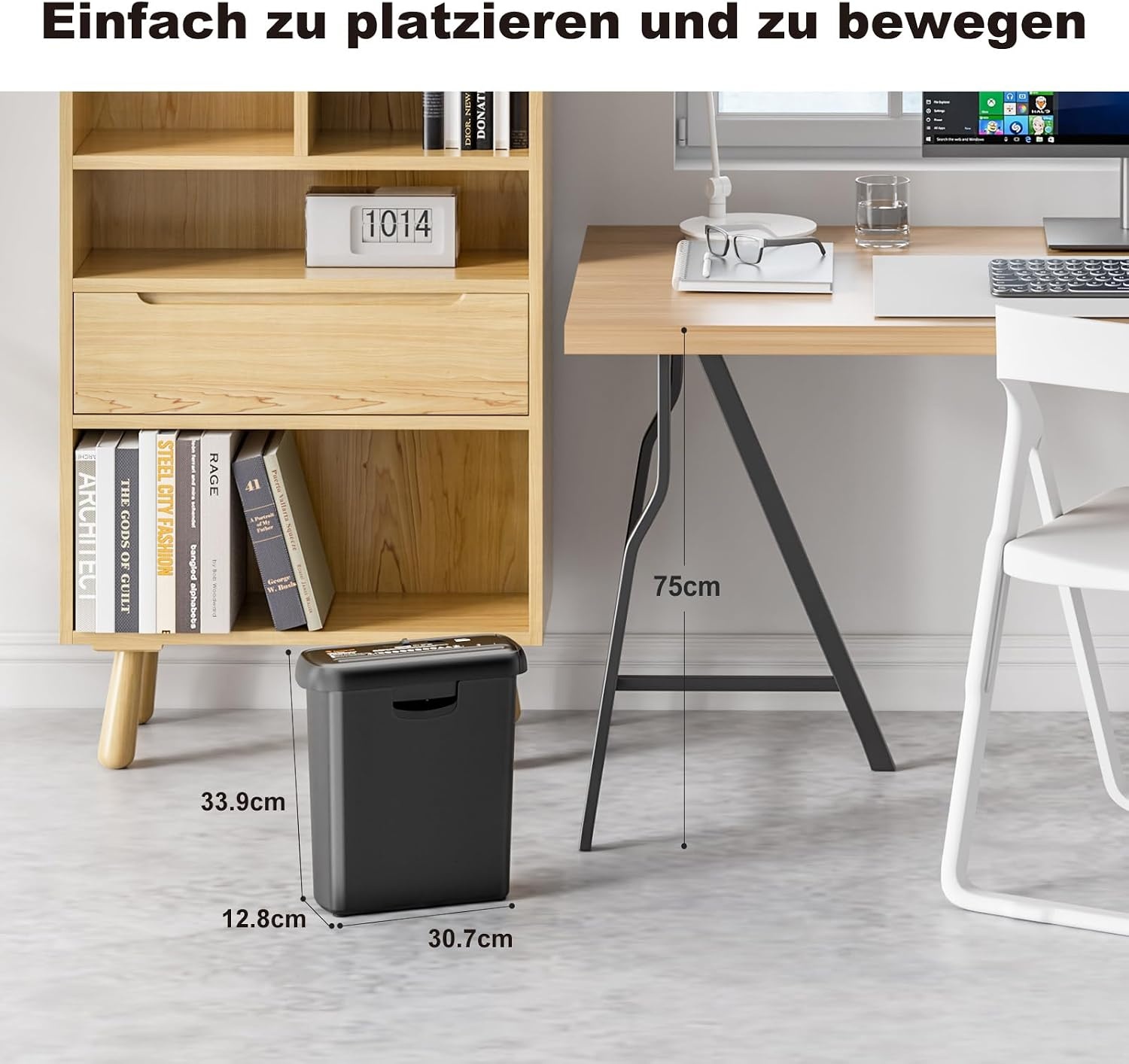 Kompakter Aktenvernichter, 6 Blatt, P2-Sicherheit - bis zu 60% sparen