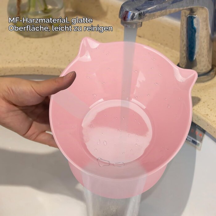 Ergonomischer Katzennapf, 15° neigbar, Rosa - bis zu 54% Rabatt