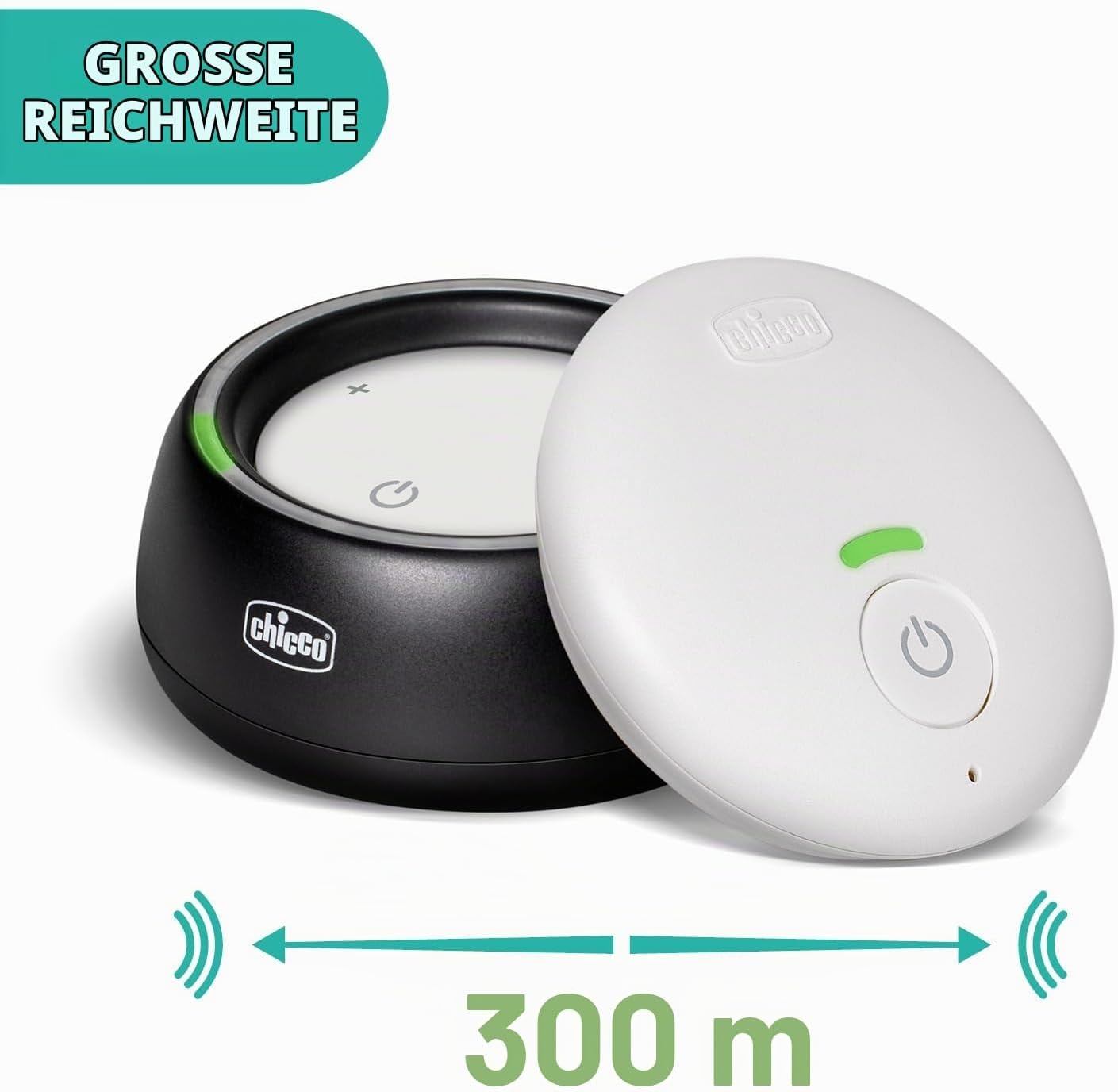 Chicco Zuverlässiges Audio-Babyphone mit DECT, 300m Reichweite - bis zu 62% Rabatt