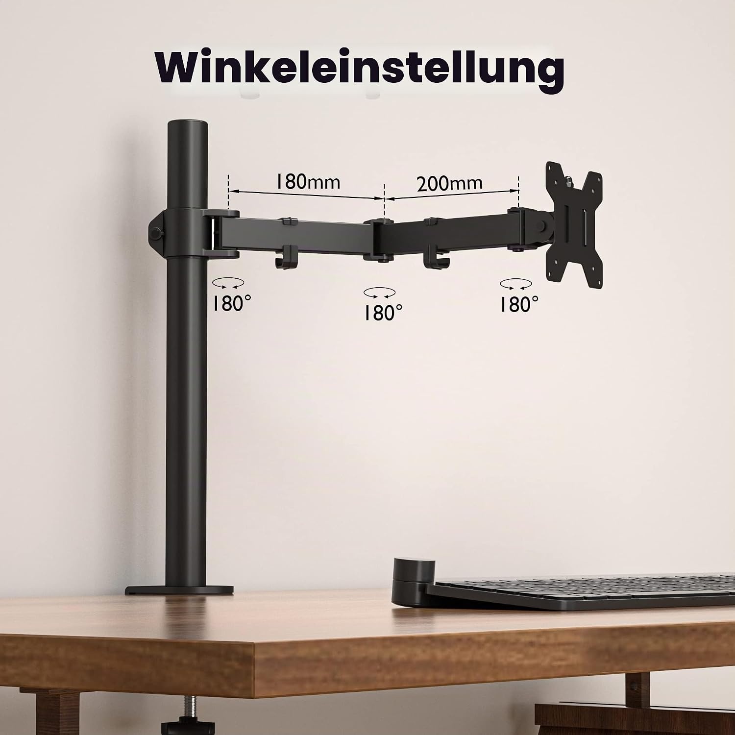 Ergonomischer Monitorarm 13-32 Zoll bis 10kg - Jetzt bis zu 61% reduziert