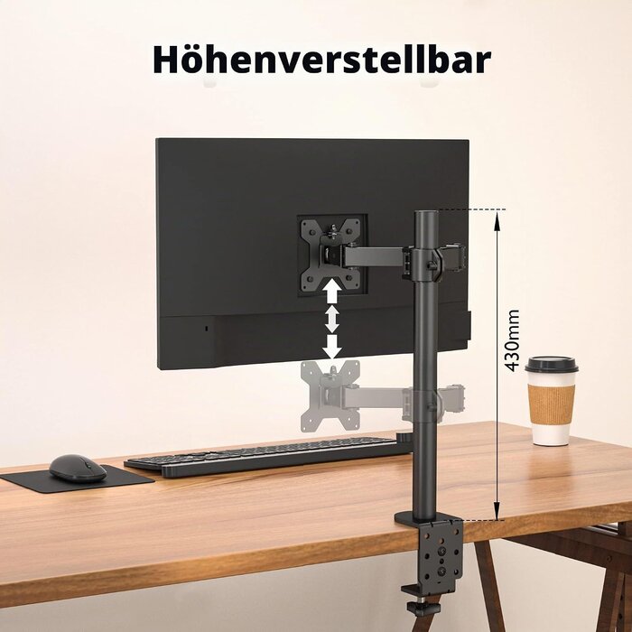 Ergonomischer Monitorarm 13-32 Zoll bis 10kg - Jetzt bis zu 61% reduziert