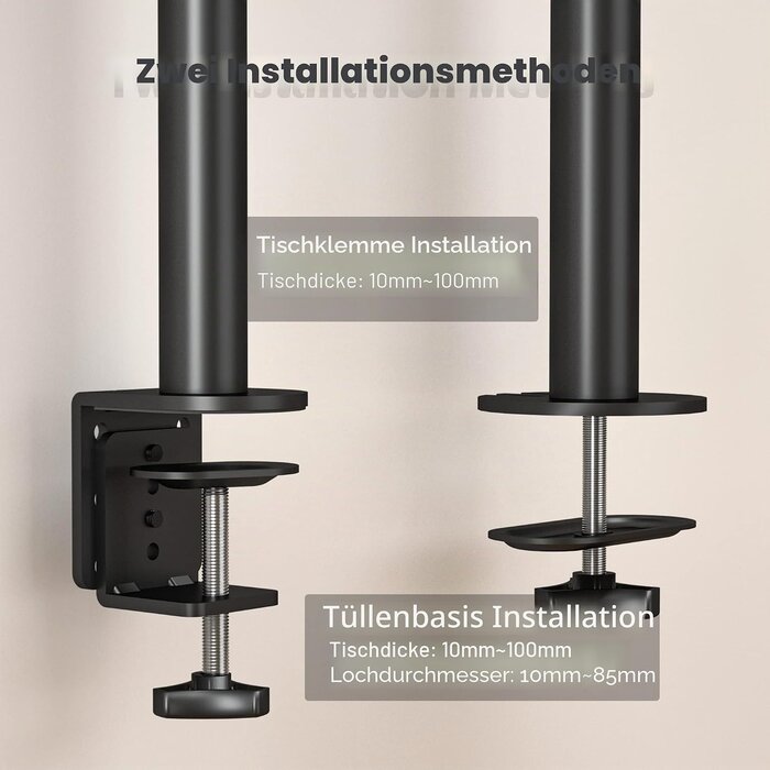 Ergonomischer Monitorarm 13-32 Zoll bis 10kg - Jetzt bis zu 61% reduziert