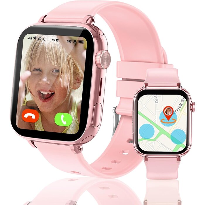 Kinder-Smartwatch mit 32 Spielen & Kamera - Rosa - bis zu 64% Rabatt