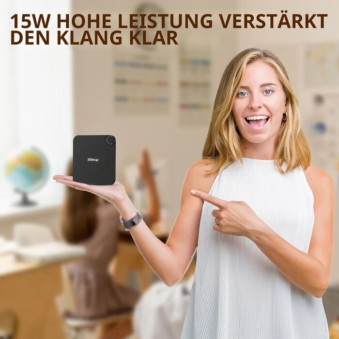 Tragbarer Stimmverstärker 15W - Ultra-leicht & USB-C - jetzt bis zu 58% Rabatt