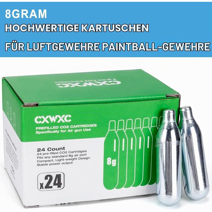 CO2-Kartuschen für Paintball & Airsoft - Ölfrei & auslaufsicher - bis zu 58% Rabatt