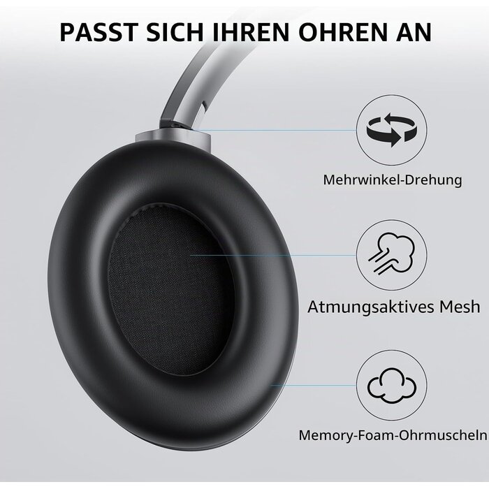 Kabellose Over-Ear Kopfhörer mit ANC - bis zu 57 % sparen!
