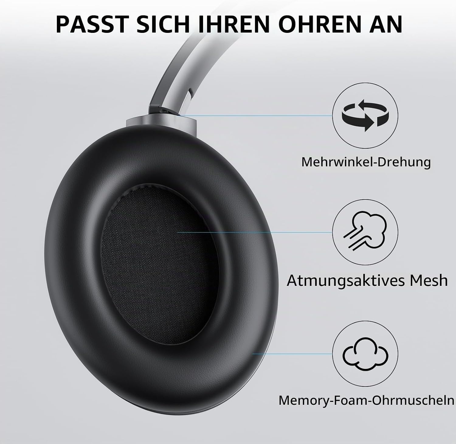 Kabellose Over-Ear Kopfhörer mit ANC - bis zu 57 % sparen!