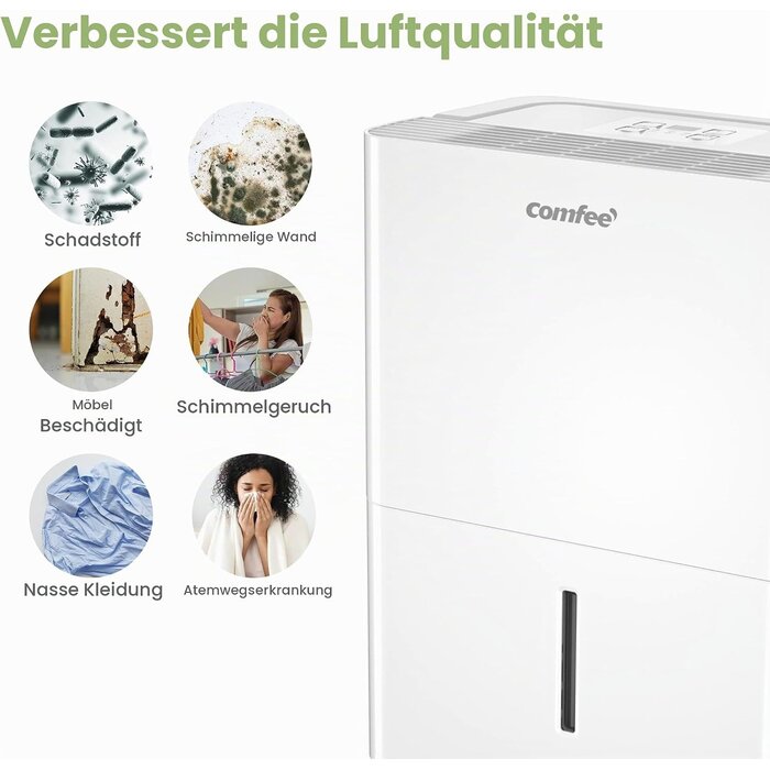 Luftentfeuchter 12L für 20m² - 34% Rabatt auf Retourenware