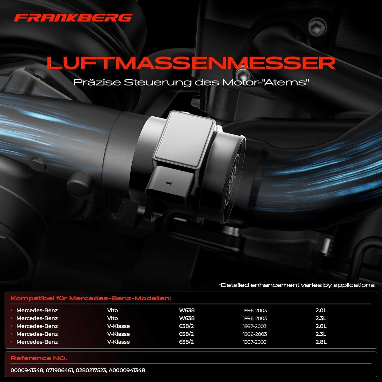 Frankberg Luftmassenmesser Mercedes V-Klasse & Vito W638 Diesel - Jetzt bis zu 60% sparen