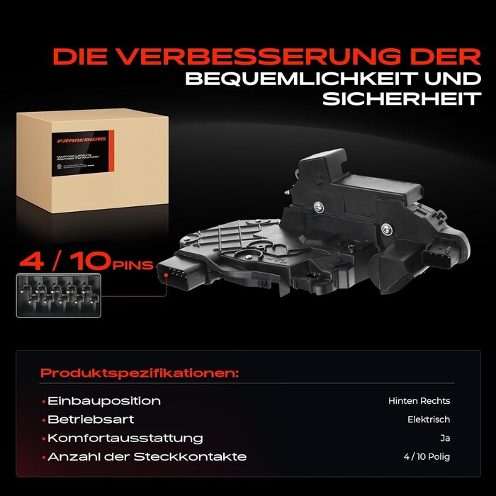 Frankberg Türschlossaktuator hinten rechts - bis zu 61% Rabatt für Premium-Modelle