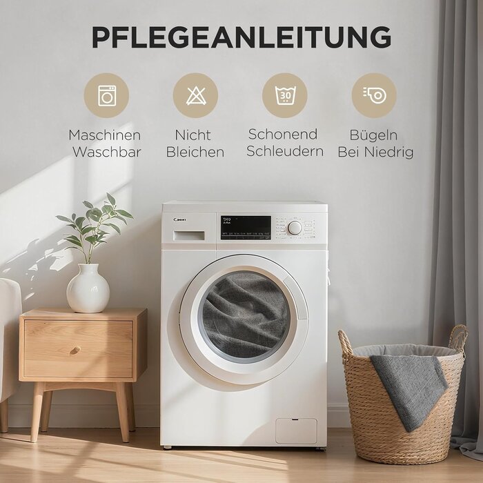 2er-Set Verdunkelungsvorhänge Leinenoptik Grau - Bis zu 59% Rabatt